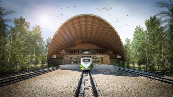 زیباترین ایستگاه راه آهن دنیا را ببینید ، سازه ای با هدف کاهش گازهای آلاینده