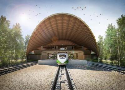زیباترین ایستگاه راه آهن دنیا را ببینید ، سازه ای با هدف کاهش گازهای آلاینده